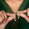 22k Gold Plated Jhilmil Echo Earclips