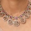 22k Gold Plated Kanchan Ratnamala Necklace Set