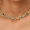 22k Gold Plated Kanchan Rohini Necklace Set