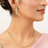 22k Gold Plated Gulnaar Mriga Necklace Set