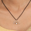 22k Gold Plated Sampada Rajakumari Mangalsutra Set