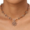 22k Gold Plated Kanchan Taravali Necklace Set