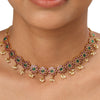 22k Gold Plated Kanchan Uma Necklace Set