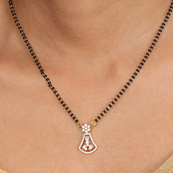 22k Gold Plated Sampada Shrinika Mangalsutra Set