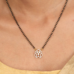 22k Gold Plated Sampada Somaprabha Mangalsutra Set