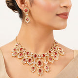 22k Gold Plated Gulnaar Riwaaz Necklace Set