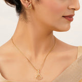 22k Gold Plated Gulnaar Dhwani Necklace Set