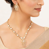 22k Gold Plated Gulnaar Vaibhav Necklace Set