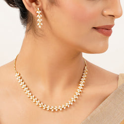 22k Gold Plated Gulnaar Kanak Necklace Set