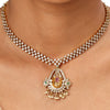 22k Gold Plated Kanchan Chitra Necklace Set