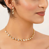 22k Gold Plated Gulnaar Sugandh Necklace Set