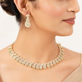 22k Gold Plated Gulnaar Tejas Necklace Set