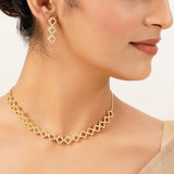 22k Gold Plated Gulnaar Hans Necklace Set