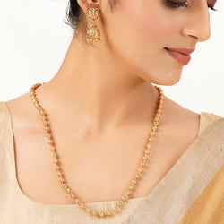 22k Gold Plated Sunheri Heer Necklace Set