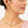 22k Gold Plated Gulnaar Rekhi Necklace Set