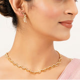 22k Gold Plated Gulnaar Rekhi Necklace Set
