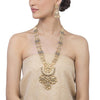 KUNDAN SILVER FLOWER SET