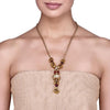 KUNDAN RUBY DROP NECKLACE