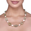 AQUAMARINE PEARL STRING
