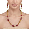 GLODEN RUBY PEARL SET