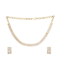 22k Gold Plated Gulnaar Nitya Necklace Set
