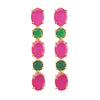 22k Gold Plated Gulnaar Rang Necklace Set