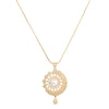 22k Gold Plated Gulnaar Mani Pendant Set