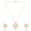 22k Gold Plated Gulnaar Mani Pendant Set