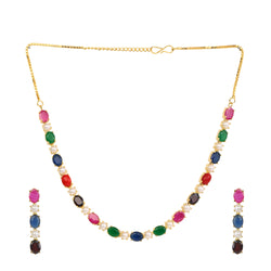 22k Gold Plated Gulnaar Valli Necklace Set