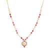 22k Gold Plated Gulnaar Mohini Necklace Set