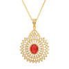 22k Gold Plated Gulnaar Tara Pendant Set