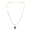 22k Gold Plated Gulnaar Neelam Necklace Set