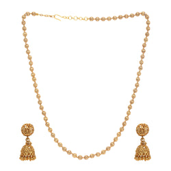 22k Gold Plated Sunheri Heer Necklace Set