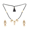 22k Gold Plated Sunheri Chandrika Necklace Set