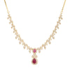 22k Gold Plated Gulnaar Roshni Necklace Set