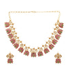 22k Gold Plated Sunheri Riwaaz Necklace Set
