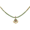 22k Gold Plated Sunheri Panna Necklace Set