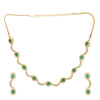 22k Gold Plated Gulnaar Panna Necklace Set