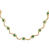22k Gold Plated Gulnaar Panna Necklace Set