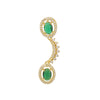 22k Gold Plated Gulnaar Panna Necklace Set