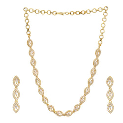 22k Gold Plated Gulnaar Tarang Necklace Set