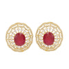 22k Gold Plated Gulnaar Ratan Necklace Set