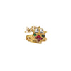 22k Gold Plated Noorja Kalash Toe Ring