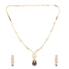 22k Gold Plated Gulnaar Aaina Necklace Set