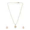22k Gold Plated Gulnaar Ambar Pendant Set
