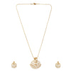 22k Gold Plated Gulnaar Tilak Necklace Set