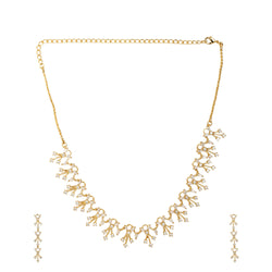 22k Gold Plated Gulnaar Kundan Necklace Set
