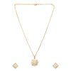 22k Gold Plated Gulnaar Leher Pendant Set