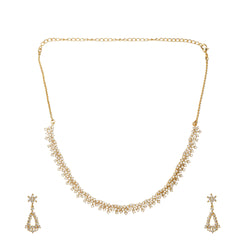 22k Gold Plated Gulnaar Sutra Necklace Set
