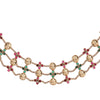 22k Gold Plated Kanchan Kasturi Necklace Set